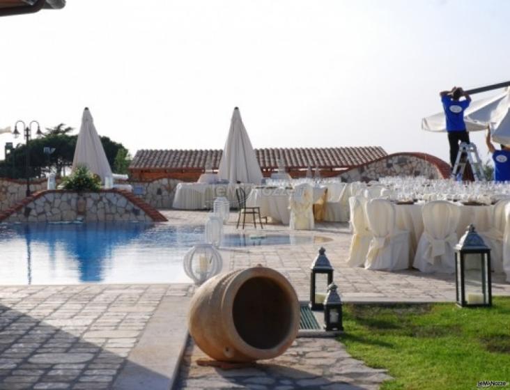 Location di matrimonio con piscina