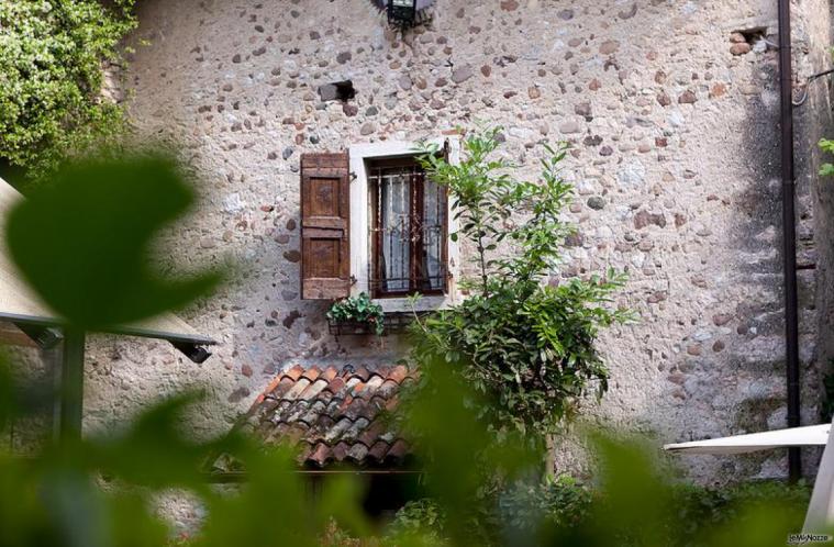 Particolare del casale per il matrimonio a Verona