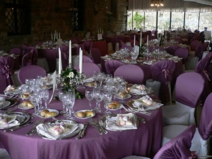 Mise En Place Lilla Per Il Matrimonio Galateo Ricevimenti Firenze Milano Foto 8