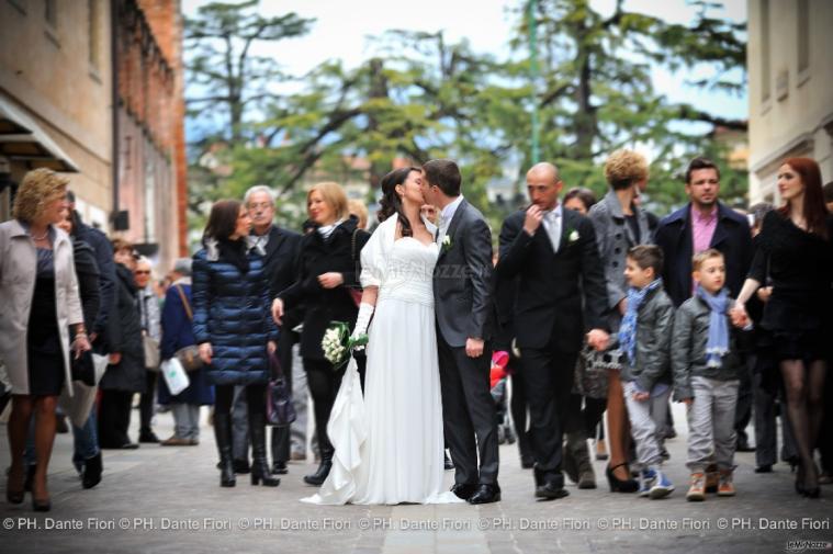 Il bacio degli sposi - Dante Fiori Fotografo