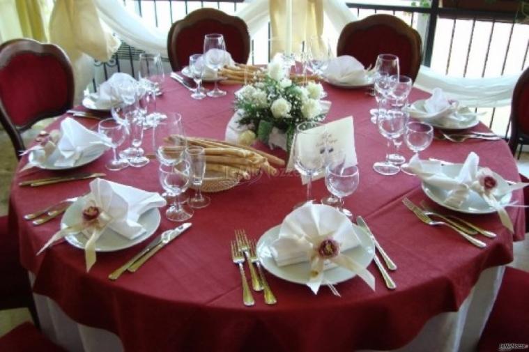 Tavoli per il ricevimento di matrimonio a Torino