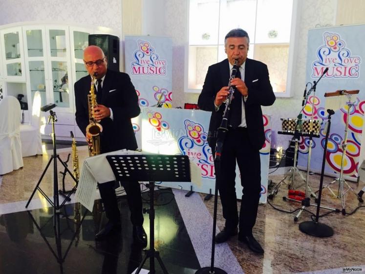 Live Love Music Wedding Group - Sax e clarinetto liscio live