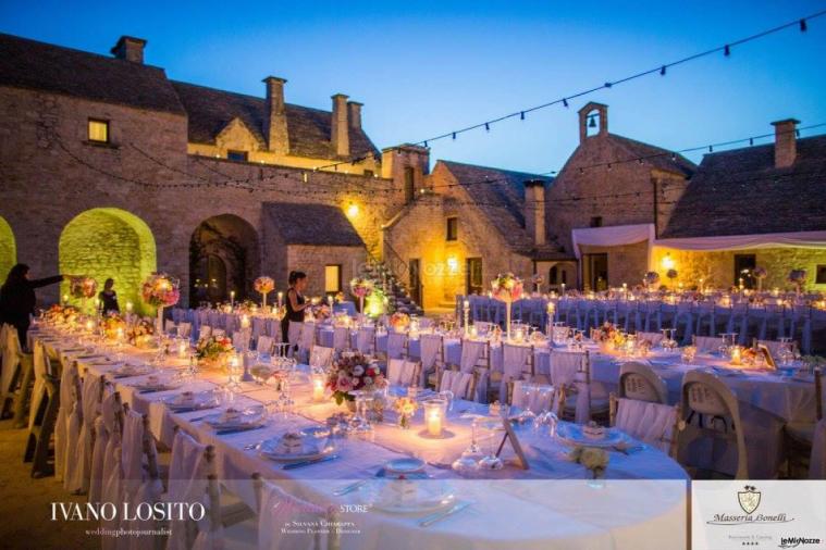Masseria Bonelli - Il ricevimento di matrimonio di sera