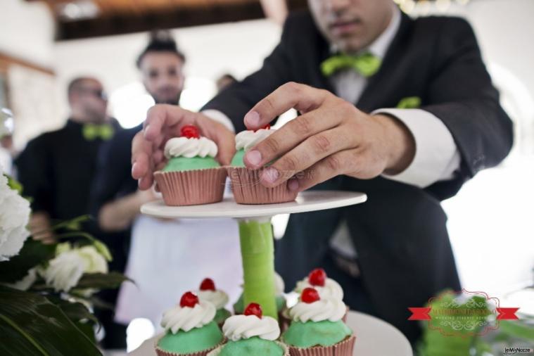 Mini cake per il matrimonio verdi