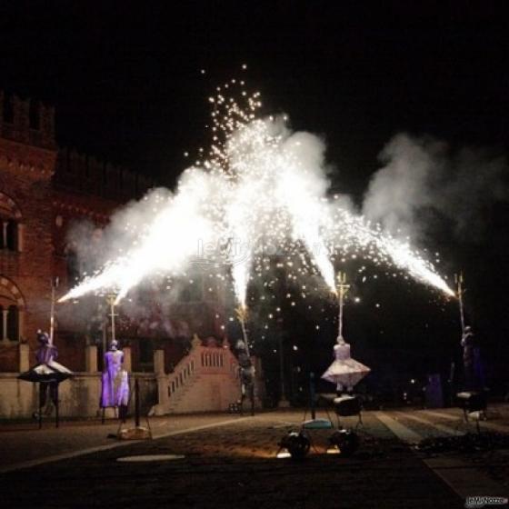 Fuochi d'artificio per le nozze