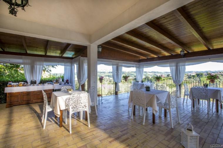 La terrazza coperta - Villa Floridia