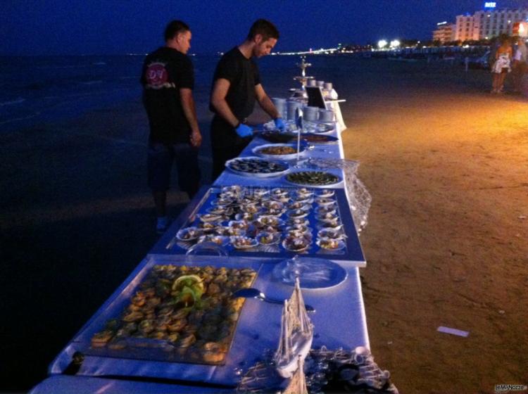 Banchetto di nozze sul mare