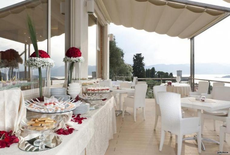 Ricevimento di matrimonio in terrazza