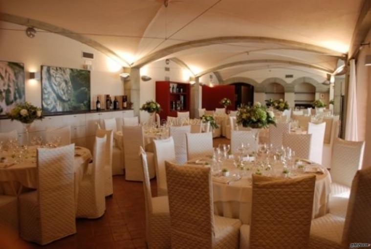 Ristorante del castello per i ricevimenti di matrimonio