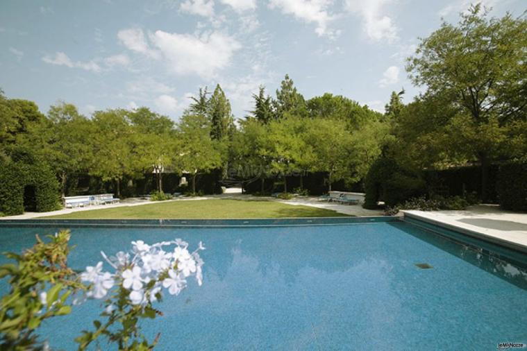 Piscina della location di matrimonio