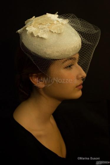 Fabbrica Prezioso - Cappellino con veletta cerimonia