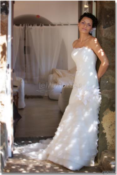 Ritratto sposa tra luci e ombre