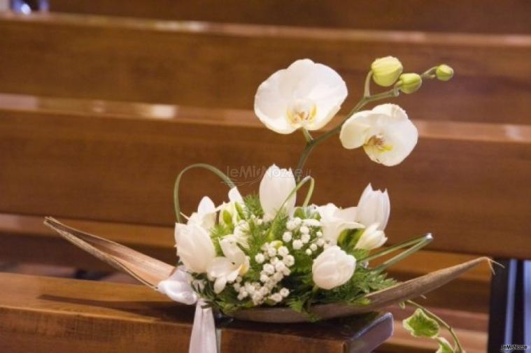 Tulipani e orchidee per la cerimonia di matrimonio