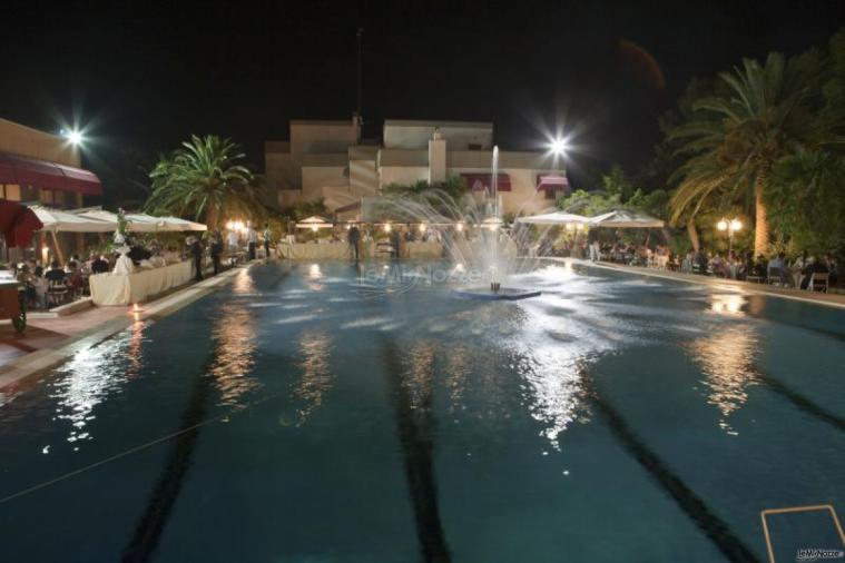 Fontane e giochi d'acqua in piscina - Il Brigantino Barletta