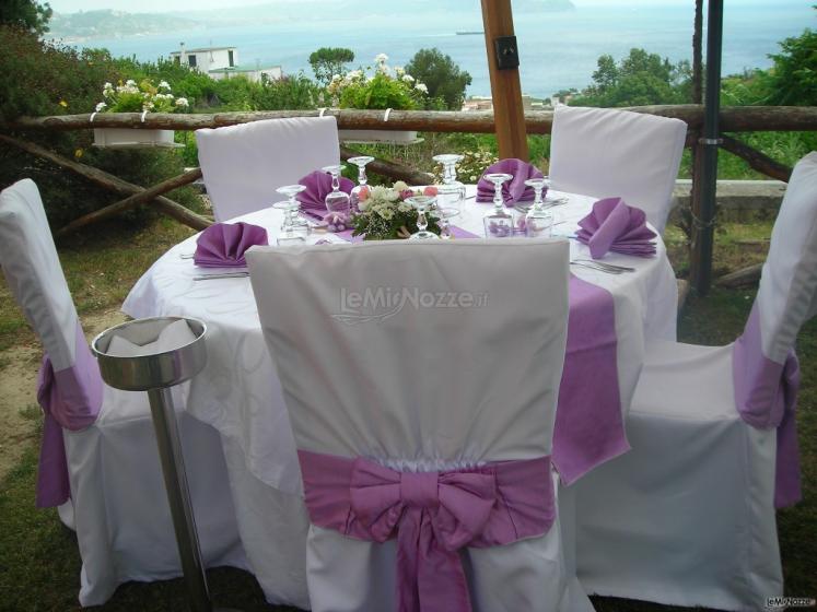 Mise en place rosa per il matrimonio