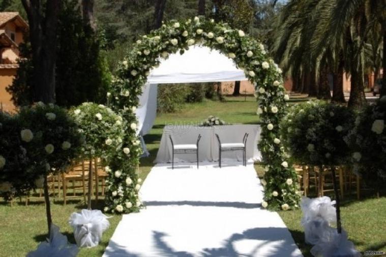 Matrimonio in giardino a Roma