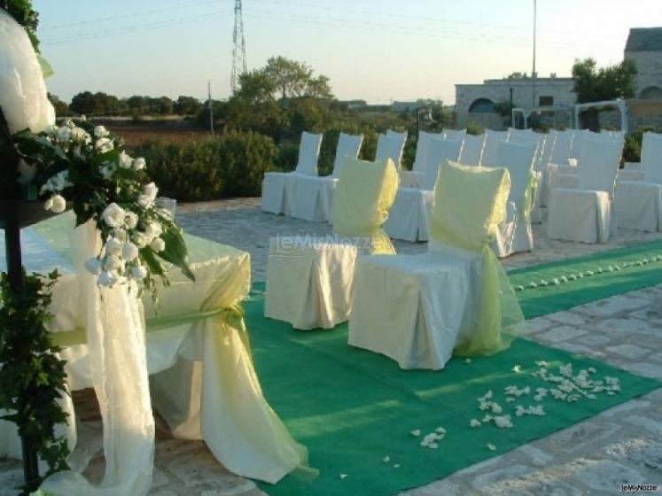 Masseria Bonelli - Cerimonia di matrimonio in giardino