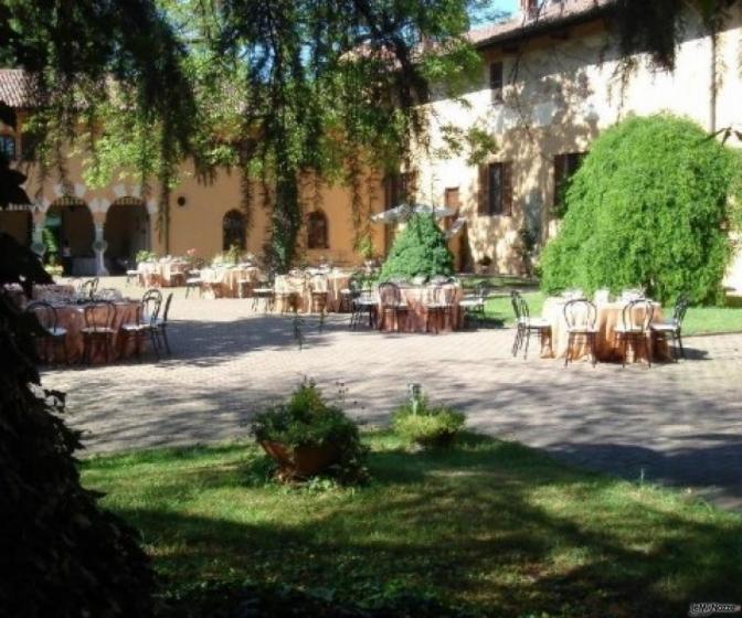 Esterno del castello per ricevimenti di matrimonio