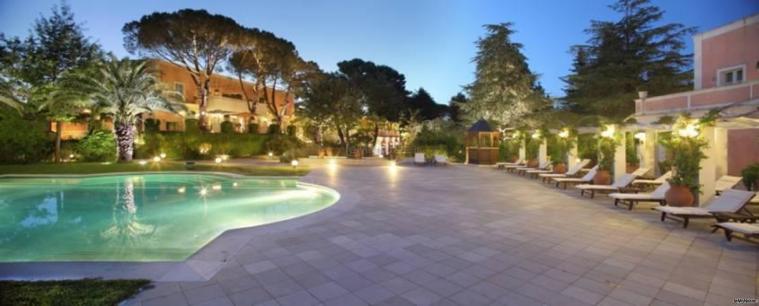 Villa San Martino - Vista con la piscina
