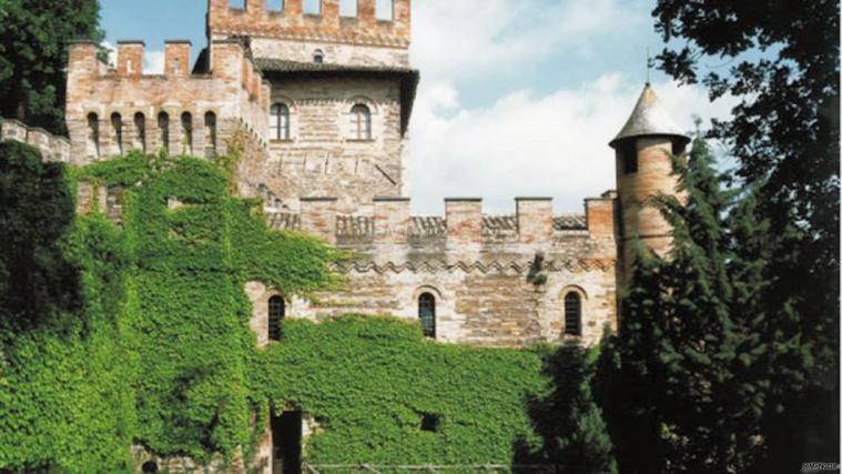 Vista del castello per matrimonio