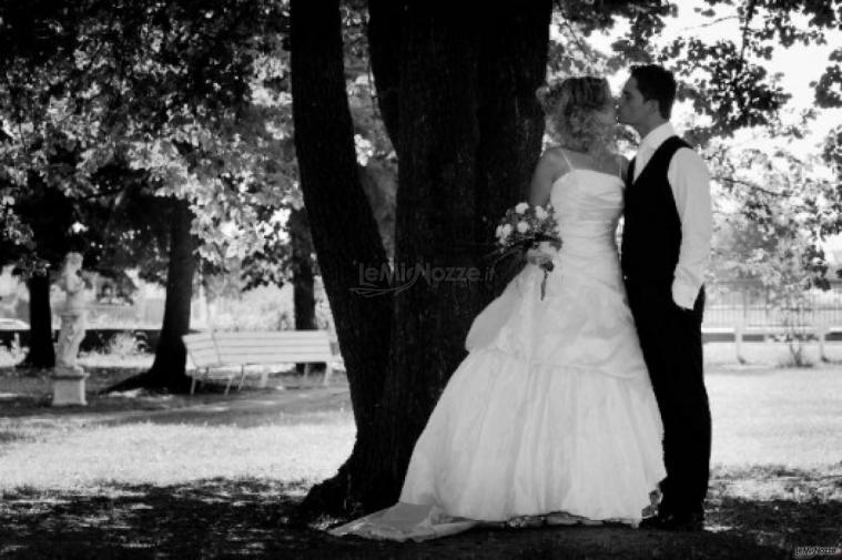 Foto del bacio degli sposi - Fotografo matrimonio Veneto