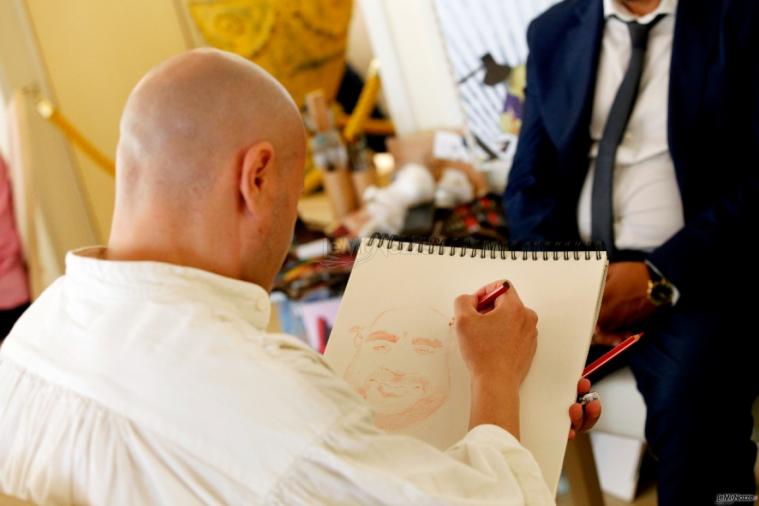Luca Meo Caricaturista - Il servizio di animazione per il matrimonio a Salerno