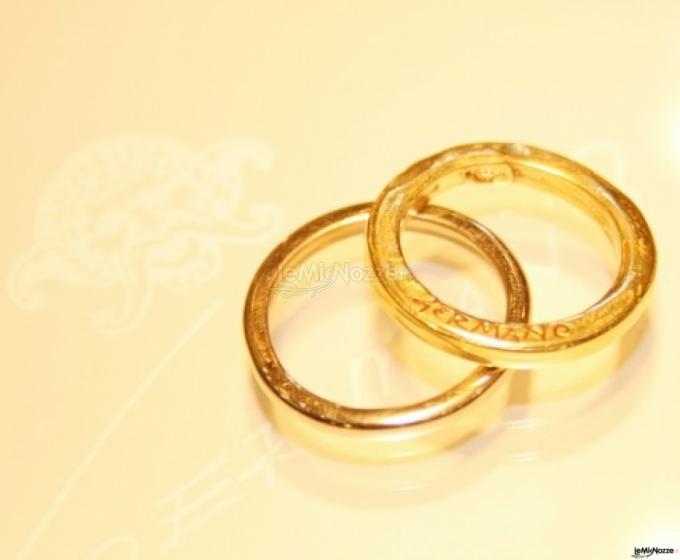 Fedi per gli sposi in oro giallo