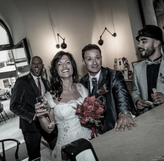 Gli sposi durante il ricevimento - Alessandro Silenzi Fotografo