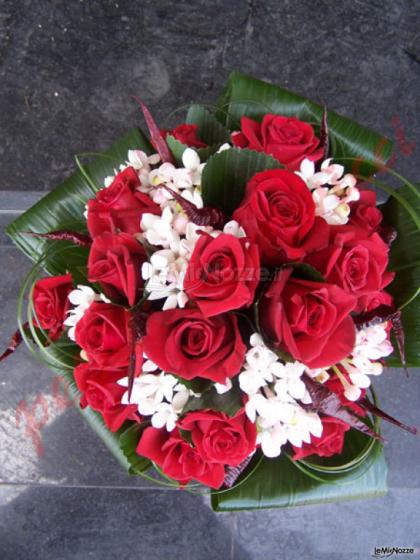 Bouquet rose rosse