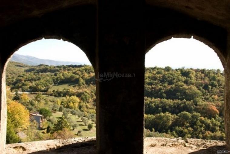 Vista della location di matrimonio