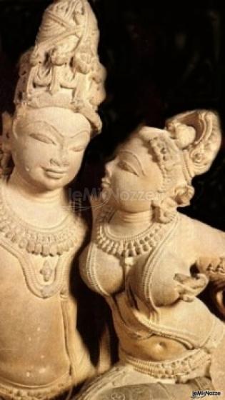 Statuetta induista di Prakriti & Purusha