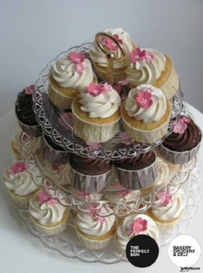 Cup Cakes per il ricevimento di matrimonio