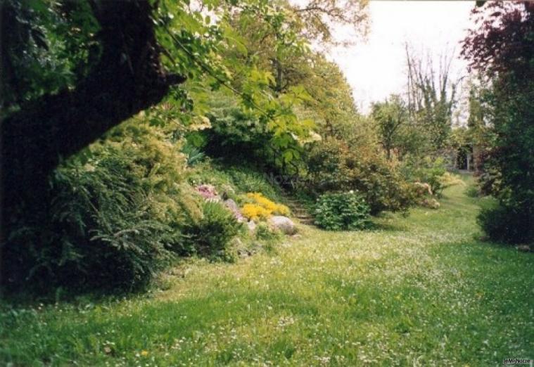 Giardino botanico della location di nozze