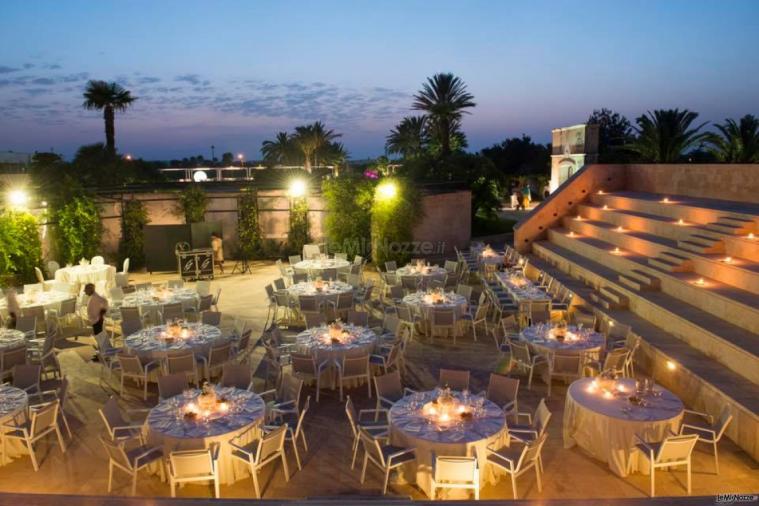 Grand Hotel Masseria Santa Lucia - L'allestimento per il ricevimenti di sera