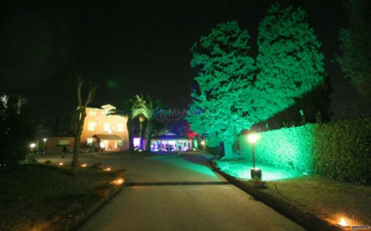 Viale d'ingresso a Parco Aldobrandeschi