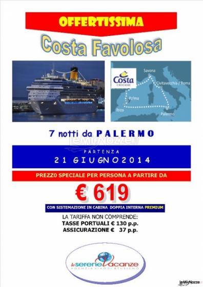 Offerta Shock Crociera da Palermo: prezzo 529 € anziché 619 €. Prenota entro iò 2 aprile!