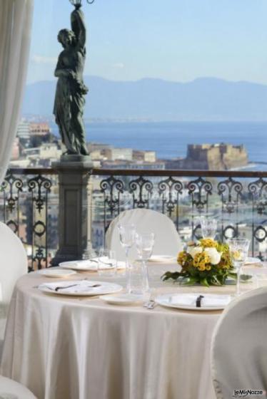 Grand Hotel Parker's - Tavoli per il matrimonio con vista sul Golfo di Napoli