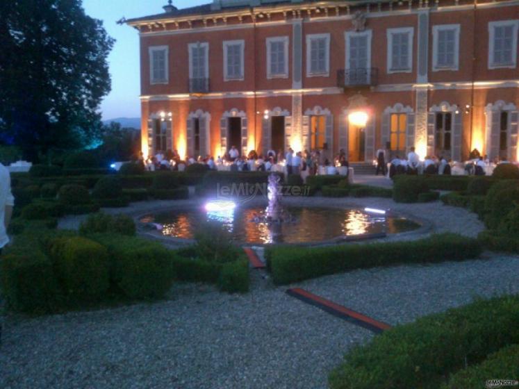 Cena all'aperto a Villa Subaglio