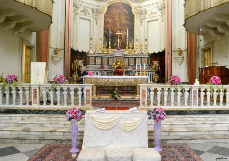 Allestimento della chiesa