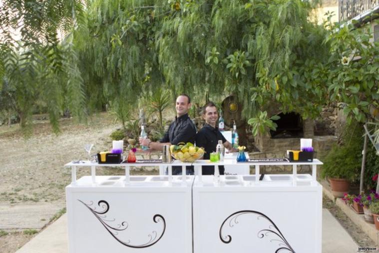 I barman di Just Emotion per un evento all'aperto