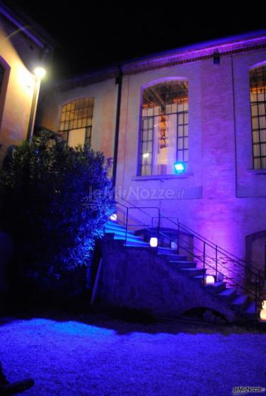 Location per il matrimonio a Treviso - Allestimenti luminosi in blu