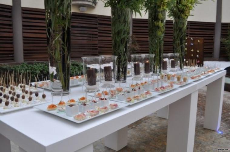 Buffet per il ricevimento di matrimonio