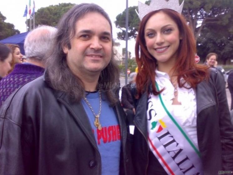 Diego con Miss Italia