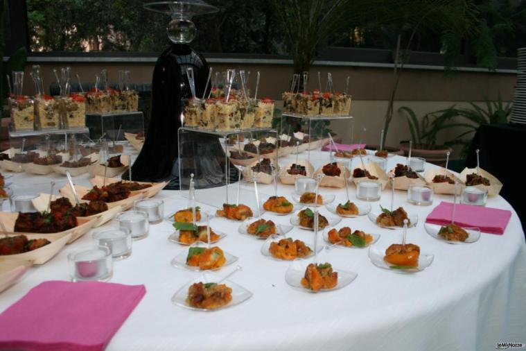 Dettaglio tavolo buffet