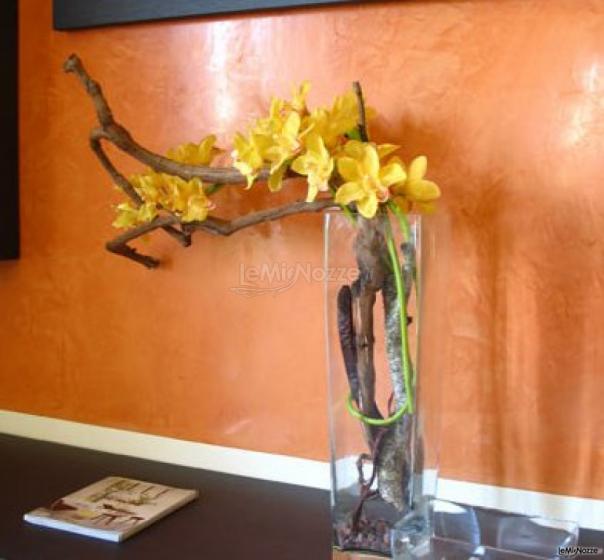 Orchidea gialla per la casa della sposa