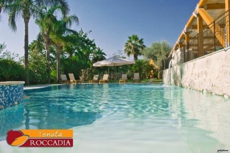 Agriturismo con piscina per ricevimenti all'aperto, Tenuta Roccadia a Carlentini (Siracusa)