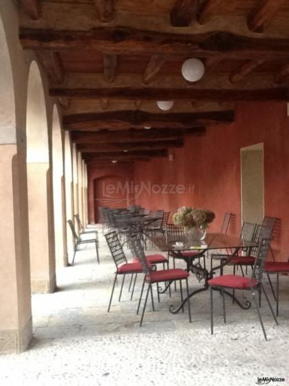 Portico della villa di matrimonio a Treviso