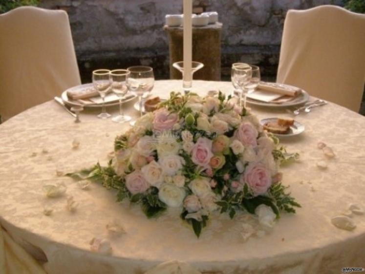 Centrotavola floreale per il matrimonio