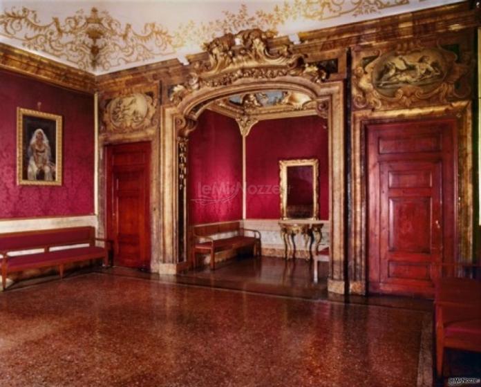 Sala interna per il ricevimento di nozze a Palazzo Isolani 