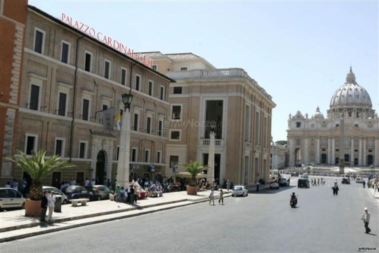 Palazzo Cardinal Cesi per il matrimonio con vista sulla Basilica di San Pietro